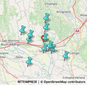 Mappa Via Dietro Mura Ovest, 37038 Soave VR, Italia (5.65818)