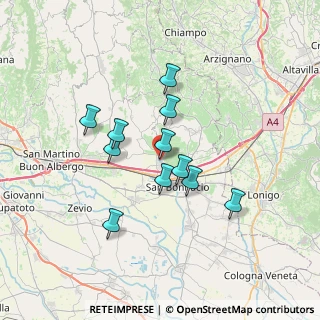 Mappa Via Dietro Mura Ovest, 37038 Soave VR, Italia (5.65818)