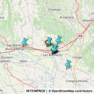Mappa Via Dietro Mura Ovest, 37038 Soave VR, Italia (3.98364)