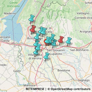 Mappa Via Monsignor L. Bellomi, 37137 Verona VR, Italia (9.37875)