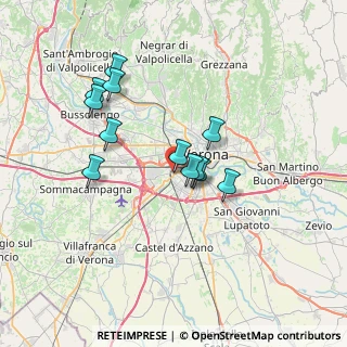 Mappa Via Monsignor L. Bellomi, 37137 Verona VR, Italia (6.04833)