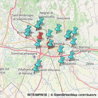 Mappa Via Monsignor L. Bellomi, 37137 Verona VR, Italia (6.84263)