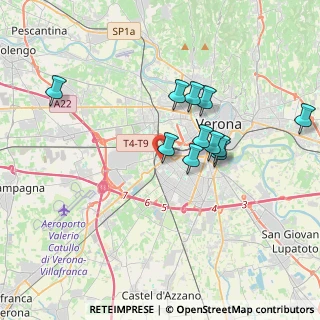 Mappa Via Monsignor L. Bellomi, 37137 Verona VR, Italia (3.20909)