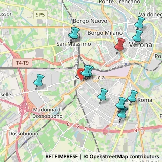 Mappa Via Monsignor L. Bellomi, 37137 Verona VR, Italia (2.25615)