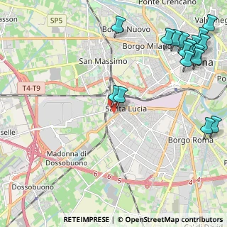 Mappa Via Monsignor L. Bellomi, 37137 Verona VR, Italia (3.09765)