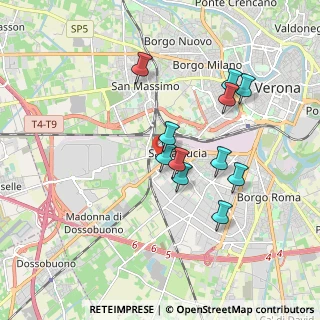 Mappa Via Monsignor L. Bellomi, 37137 Verona VR, Italia (1.59727)