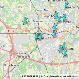 Mappa Via Monsignor L. Bellomi, 37137 Verona VR, Italia (2.3)