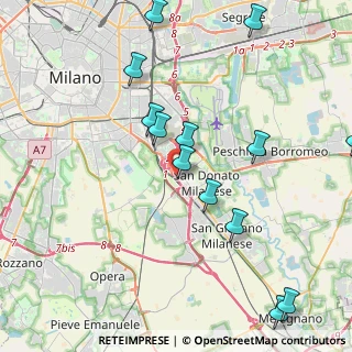 Mappa Via Konrad Adenauer, 20097 San Donato Milanese MI, Italia (4.72923)
