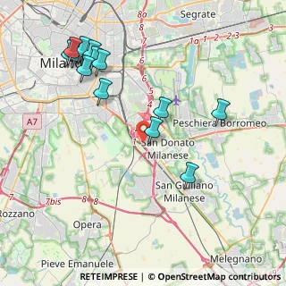 Mappa Via Konrad Adenauer, 20097 San Donato Milanese MI, Italia (4.56462)