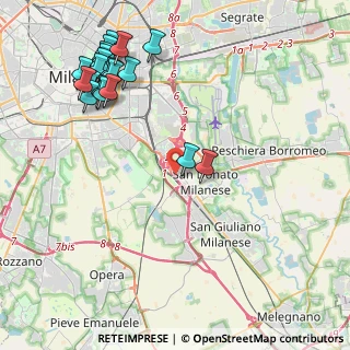 Mappa Via Konrad Adenauer, 20097 San Donato Milanese MI, Italia (5.175)