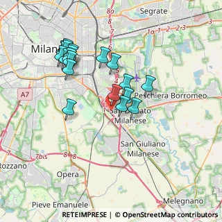 Mappa Via Konrad Adenauer, 20097 San Donato Milanese MI, Italia (3.636)