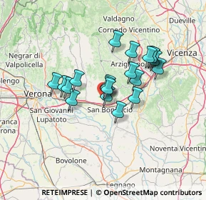 Mappa 37038 Soave VR, Italia (10.4805)