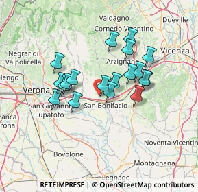Mappa 37038 Soave VR, Italia (11.34368)