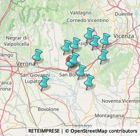Mappa 37038 Soave VR, Italia (10.1625)