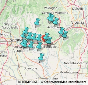 Mappa 37038 Soave VR, Italia (10.8945)