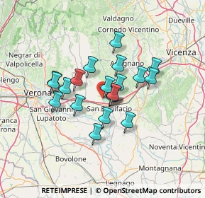 Mappa 37038 Soave VR, Italia (9.9495)