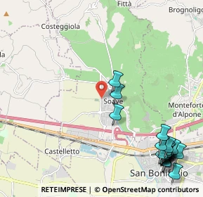 Mappa 37038 Soave VR, Italia (3.057)