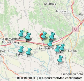 Mappa 37038 Soave VR, Italia (6.22923)