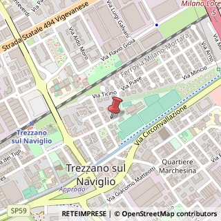 Mappa Via Casaleggi, 5, 20090 Trezzano sul Naviglio, Milano (Lombardia)
