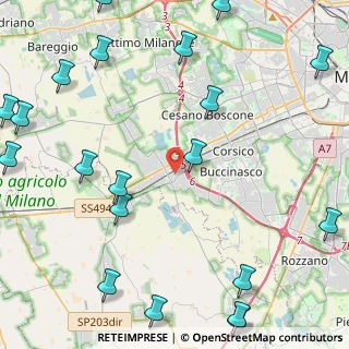 Mappa Via Don G.Casaleggi, 20090 Trezzano Sul Naviglio MI, Italia (6.564)