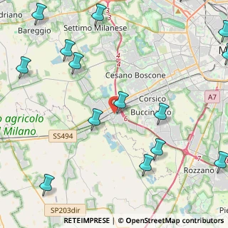 Mappa Via Don G.Casaleggi, 20090 Trezzano Sul Naviglio MI, Italia (6.29333)
