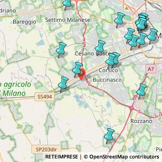 Mappa Via Don G.Casaleggi, 20090 Trezzano Sul Naviglio MI, Italia (6.024)