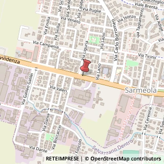 Mappa Via della provvidenza 54, 35030 Rubano, Padova (Veneto)