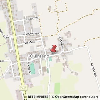 Mappa Via IV Novembre, 24, 26017 Quintano CR, Italia, 26017 Quintano, Cremona (Lombardia)
