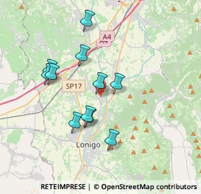 Mappa Via Lago di Como, 36040 Sarego VI, Italia (3.22364)