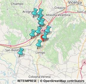 Mappa Via Lago di Como, 36040 Sarego VI, Italia (5.36091)