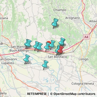 Mappa Via Ugo Foscolo, 37038 Soave VR, Italia (5.34933)