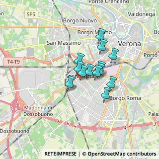 Mappa Via Toce, 37137 Verona VR, Italia (1.08714)