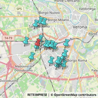 Mappa Via Toce, 37137 Verona VR, Italia (1.427)