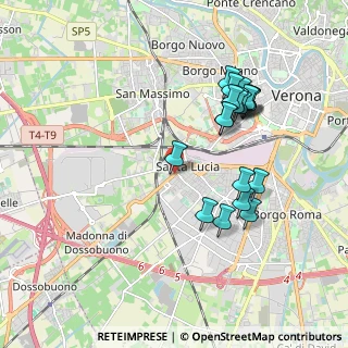 Mappa Via Cacciatori delle Alpi, 37137 Verona VR, Italia (1.858)