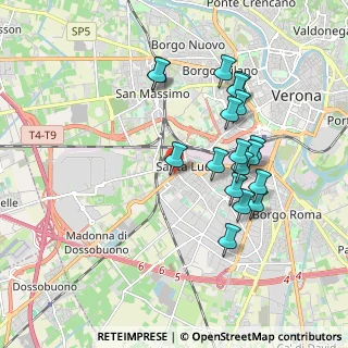 Mappa Via Cacciatori delle Alpi, 37137 Verona VR, Italia (1.80444)