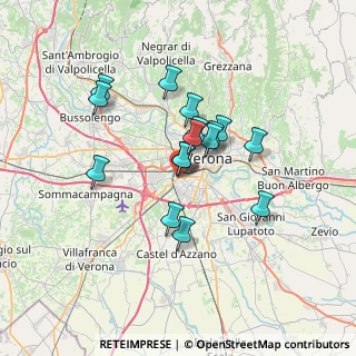 Mappa Via Curtatone, 37137 Verona VR, Italia (5.4025)