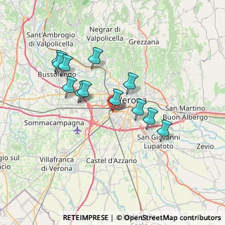 Mappa Via Curtatone, 37137 Verona VR, Italia (6.43833)