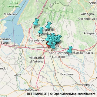Mappa Via Curtatone, 37137 Verona VR, Italia (6.86769)