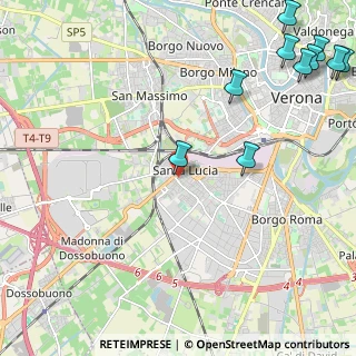Mappa Via Curtatone, 37137 Verona VR, Italia (3.38455)