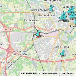 Mappa Via Curtatone, 37137 Verona VR, Italia (3.50273)