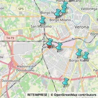 Mappa Via Curtatone, 37137 Verona VR, Italia (2.63455)
