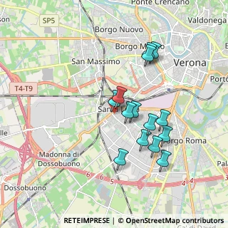 Mappa Via Curtatone, 37137 Verona VR, Italia (1.61357)