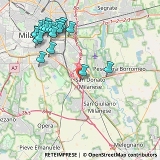 Mappa Piazzale Supercortemaggiore, 20097 San Donato Milanese MI, Italia (5.207)