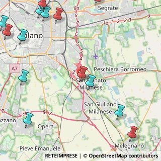 Mappa Piazzale Supercortemaggiore, 20097 San Donato Milanese MI, Italia (6.795)