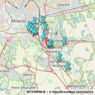 Mappa Piazzale Supercortemaggiore, 20097 San Donato Milanese MI, Italia (3.19357)