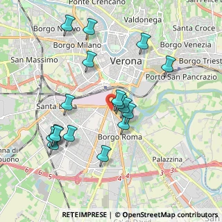 Mappa Via S. Teresa, 37135 Verona VR, Italia (1.93471)