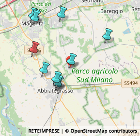 Mappa Via Nazario Sauro, 20080 Albairate MI, Italia (4.04167)