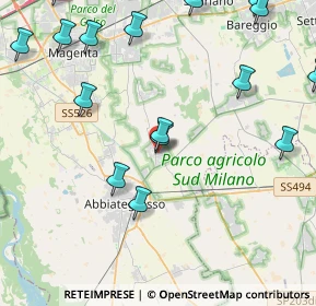 Mappa Via Nazario Sauro, 20080 Albairate MI, Italia (5.9885)