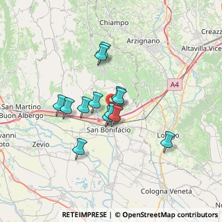Mappa Via Zonato, 37032 Monteforte d'Alpone VR, Italia (5.17077)