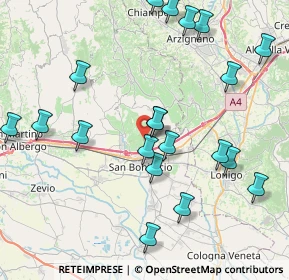 Mappa Via Zonato, 37032 Monteforte d'Alpone VR, Italia (9.1575)